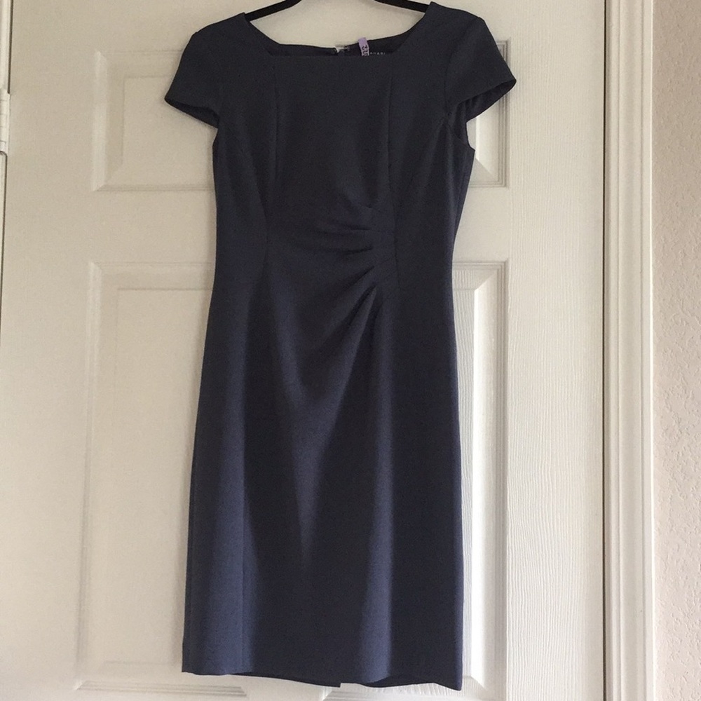 Tahari Cap Sleeve Sheath Dress